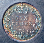 6 пенсов 1905 (Великобритания) (в слабе)