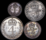 Набор монет Монди (Maundy set) 1905 (Великобритания)