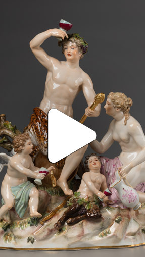 Видео Скульптура «Вакх и вакханка»