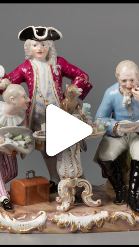 Видео Скульптура «Придворный шут в роли дантиста»