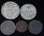 Набор из 5-ти польских монет (Станислав Понятовский)