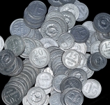 Набор разменных серебряных монет СССР 92 шт