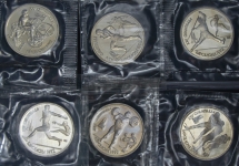 Набор из 6-ти монет "Олимпийские игры 1992 года в Барселоне"