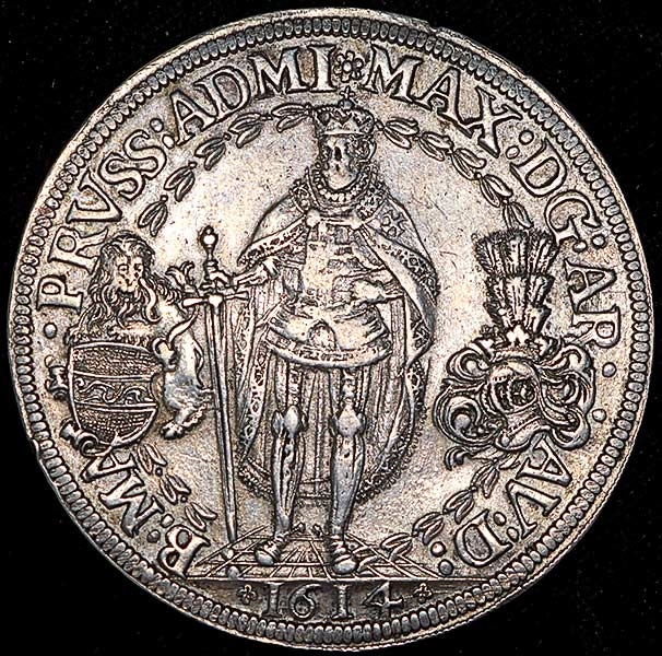 Двойной талер 1614 (Тевтонский орден)