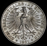 Двойной талер 1861 (Франкфурт)