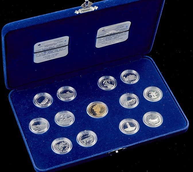 Набор из 12-ти монет "Канада" 1992 в п/у