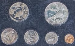Набор из 6-ти монет "Брит  Вирджинские острова" 1973 в п/у