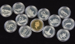 Набор из 12-ти монет "Канада" 1992 в п/у