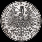2-й талер 1861 (Франкфурт)