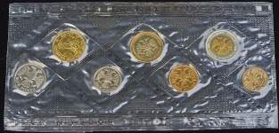 Годовой набор монет РФ 1992