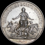 Наградная медаль "Российское общество покровительства животным" 1865