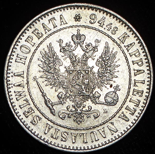 1 марка 1907 (Финляндия)