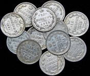 Набор из 12-ти монет: 15 копеек