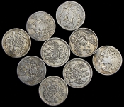 Набор из 9-ти монет: 5 копеек