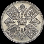 1 крона 1953 "Коронация Елизаветы II" (Великобритания)