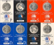 Набор из 8-и серебряных долларов "Олимпиада 1984" (США)