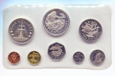 Набор из 8-и монет 1973 в п/у (Барбадос)