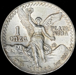 1 унция серебра 1985 (Мексика)