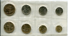 Годовой набор монет СССР 1962 ЛМД (в запайке)