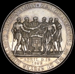 Медаль "Протест князей в Шпейере" 1829 (Германия)