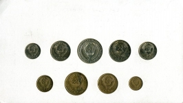 Годовой набор монет СССР 1961 (в п/у)