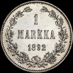 1 марка 1892 (Финляндия)