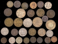 Набор из 30-ти монет Прибалтийских стран