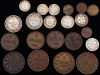 Набор из 21-й монеты (Финляндия)