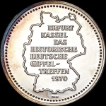 Медаль "Встреча В  Брандта и В  Штофа" 1970 (Германия)