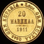 20 марок 1911 (Финляндия)