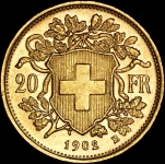 20 франков 1902 (Швейцария)