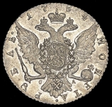 Рубль 1764 СПБ-ТI-СА