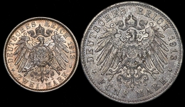 Набор из 2-х монет 1913 (Пруссия)