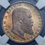 2 марки 1906 (Вюртемберг) (в слабе)