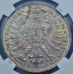 3 марки 1915 "100-летие Великого Герцогства" (Саксен-Веймар-Эйзенах) (в слабе)
