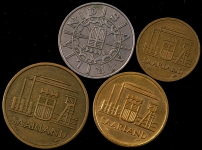 Комплект из 4-х монет (Саарланд)