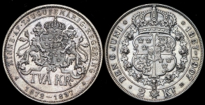 Набор из 2-х монет (Швеция)