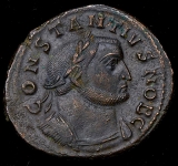 Рим  Констанций I  Фоллис