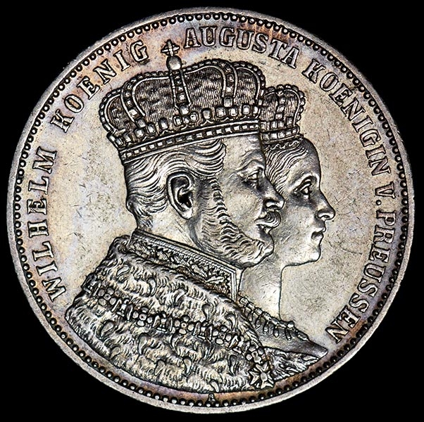 Талер 1861 "В память коронации Вильгельма и Августы"  (Пруссия)