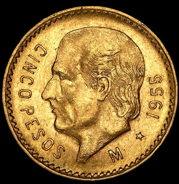 5 песо 1955 (Мексика)