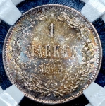 1 марка 1915 (Финляндия)  (в слабе)