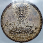 Медаль "Талер" 1749 (в слабе)