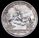 Медаль "На смерь императрицы Елизаветы Петровны" 1761