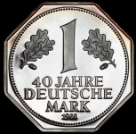 Медаль "40 лет немецкой марки" 1988 (Германия)