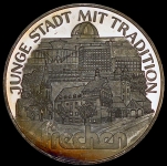Медаль "25 лет городу Фрехин 1977" (Германия)