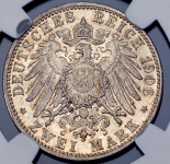 2 марки 1906 (Бавария) (в слабе)