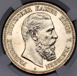 5 марок 1888 (Пруссия) (в слабе)