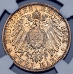 2 марки 1902 (Баден) (в слабе)