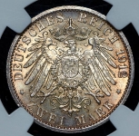 2 марки 1912 (Любек) (в слабе)