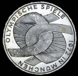 10 марок 1972 "Олимпиада-72 в Мюнхене" (Германия)